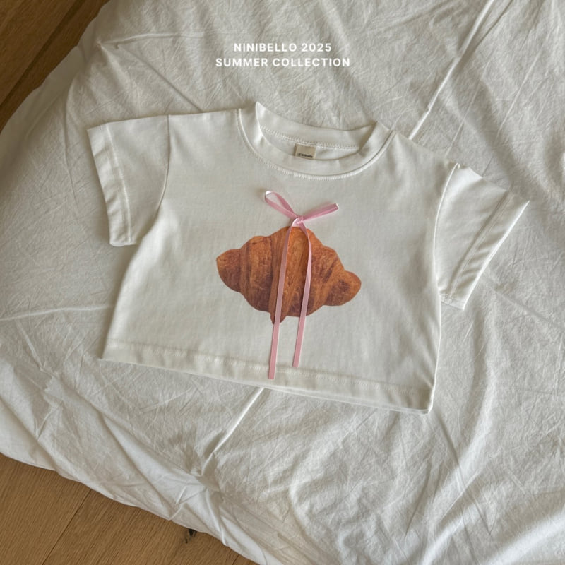 Ninibello - Korean Children Fashion - #littlefashionista - Croissant Crop Tee - 7