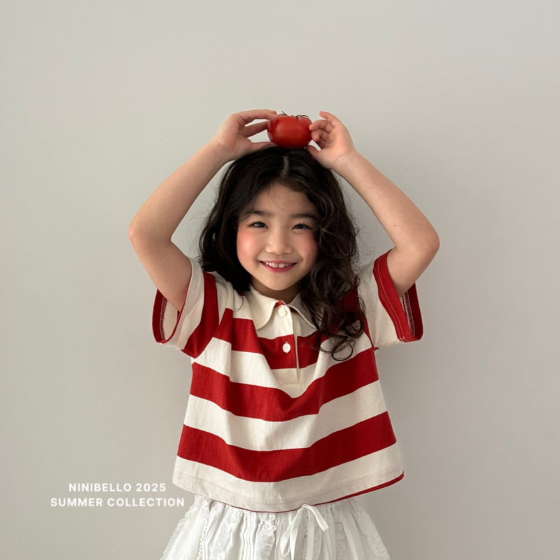 Ninibello - Korean Children Fashion - #magicofchildhood - Dipping Rugby Tee - 9