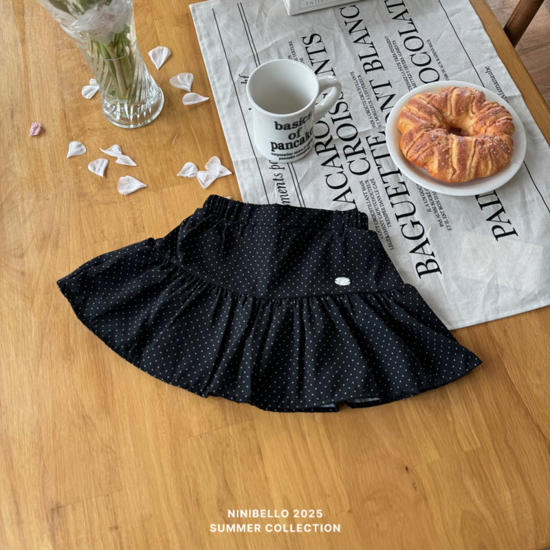 Ninibello - Korean Children Fashion - #littlefashionista - Dot Chiffon Skirt - 4