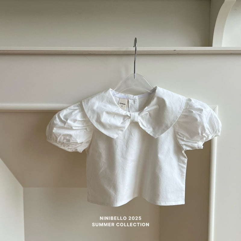 Ninibello - Korean Children Fashion - #minifashionista - Ribbon Collar Blouse - 7