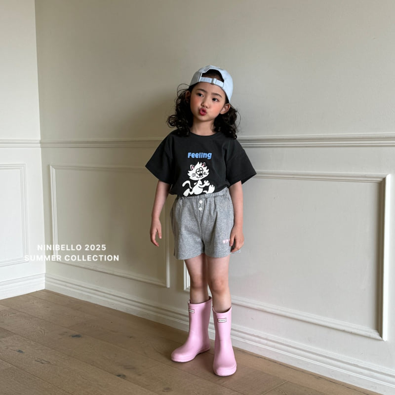 Ninibello - Korean Children Fashion - #prettylittlegirls - Dodge Kitten Tee - 12