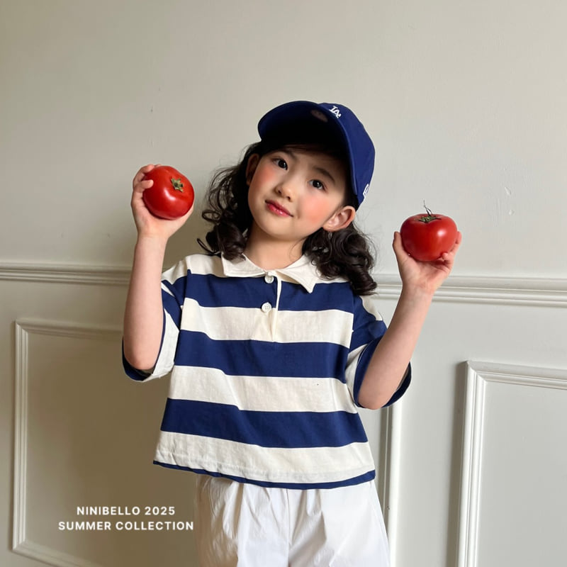 Ninibello - Korean Children Fashion - #prettylittlegirls - Dipping Rugby Tee - 11