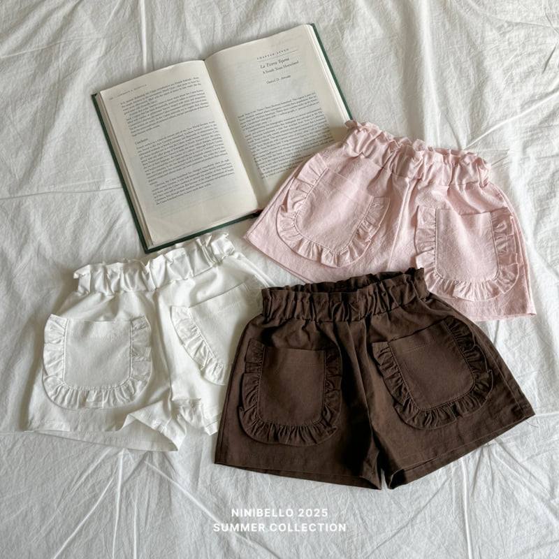 Ninibello - Korean Children Fashion - #prettylittlegirls - Frill Pocket Pants - 5