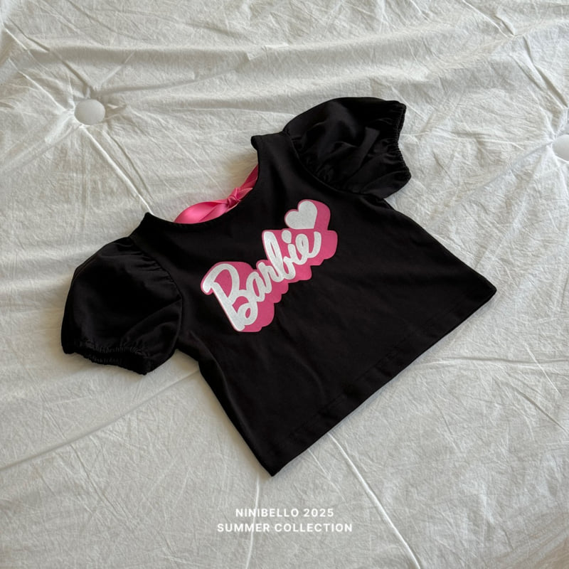 Ninibello - Korean Children Fashion - #prettylittlegirls - Barbie Puff Tee - 7