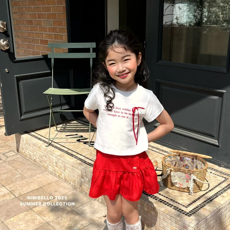 Ninibello - Korean Children Fashion - #prettylittlegirls - Ribbon Span Tee - 12