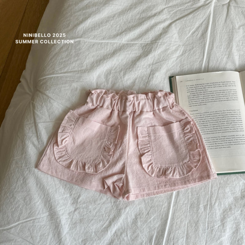Ninibello - Korean Children Fashion - #stylishchildhood - Frill Pocket Pants - 8