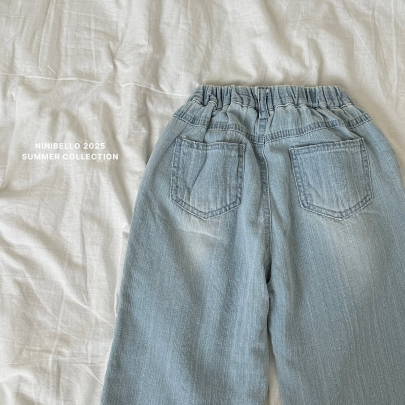 Ninibello - Korean Children Fashion - #todddlerfashion - Ice Denim Pants - 10