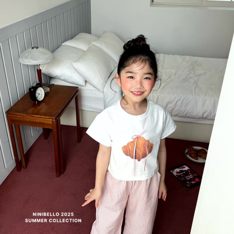 Ninibello - Korean Children Fashion - #todddlerfashion - Croissant Crop Tee - 11