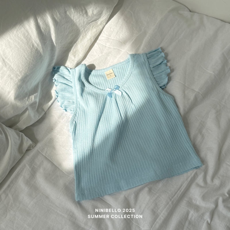 Ninibello - Korean Children Fashion - #toddlerclothing - Angel Frill Tee - 6