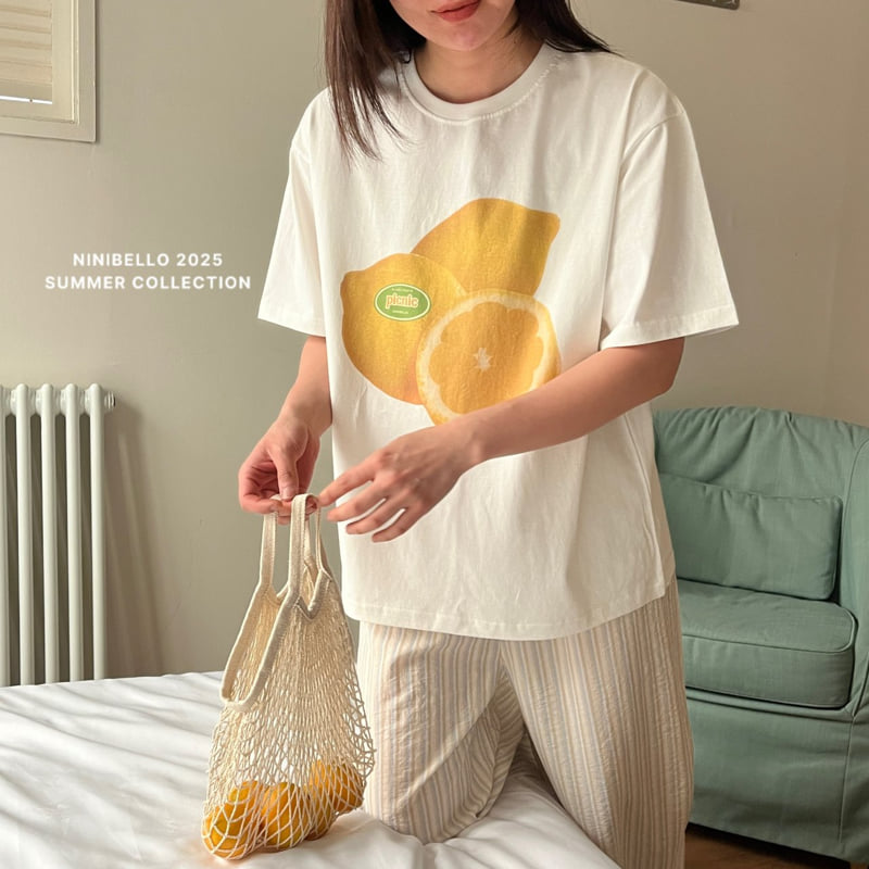 Ninibello - Korean Women Fashion - #momslook - Adult Picnic Box Tee - 6