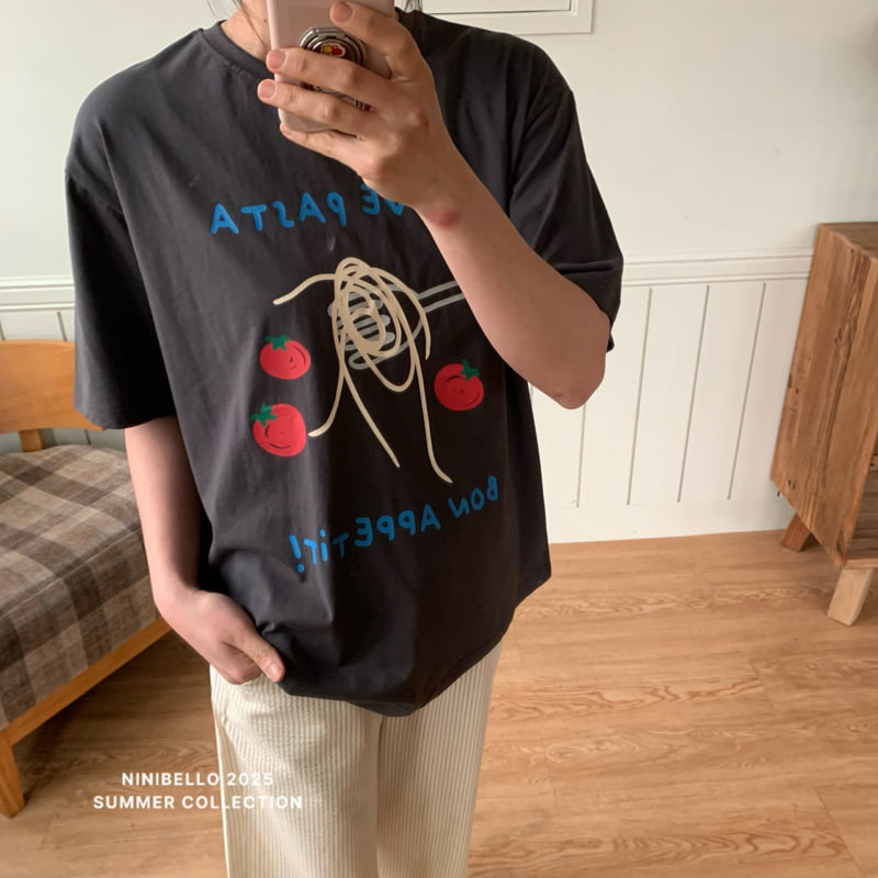 Ninibello - Korean Women Fashion - #momslook - Adult Pasta Tee - 12