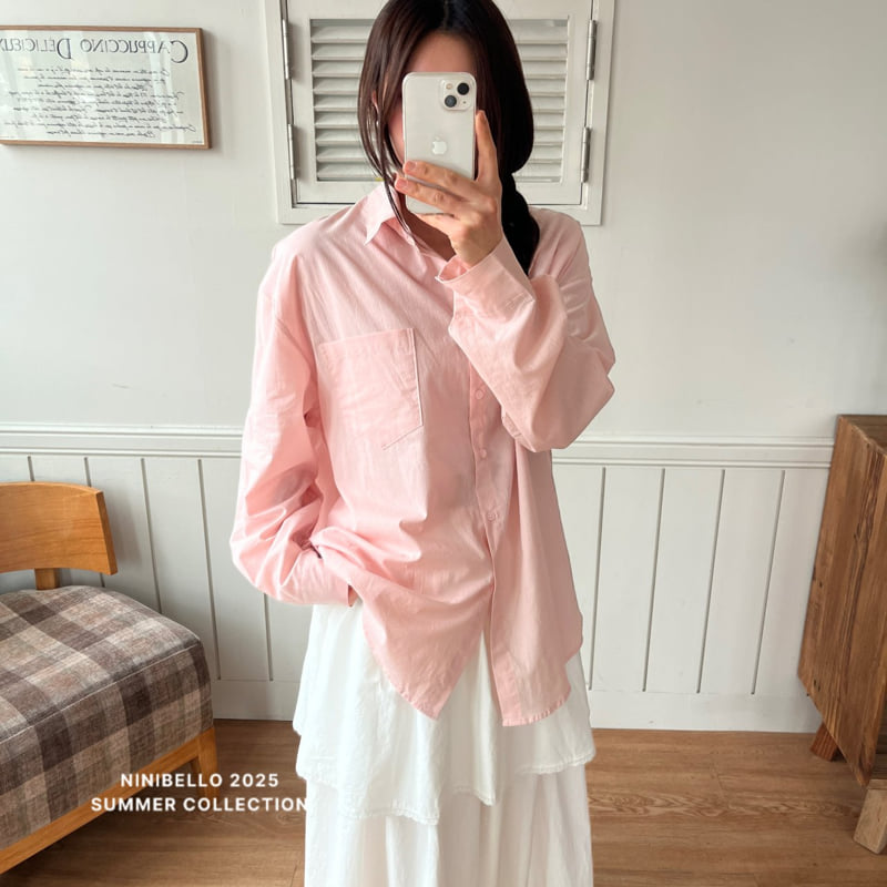 Ninibello - Korean Women Fashion - #momslook - Adult Airy Shirt - 2