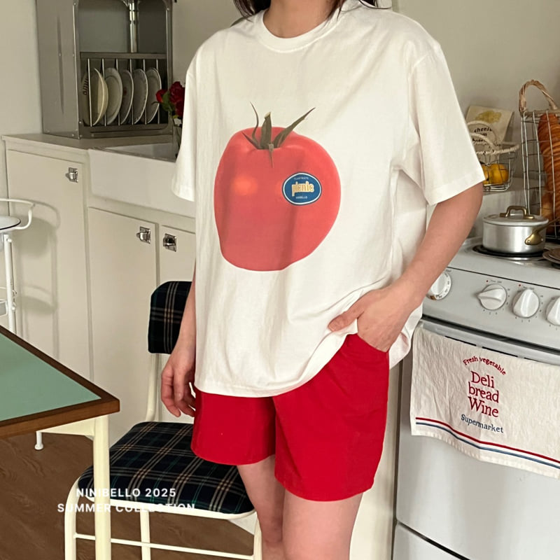 Ninibello - Korean Women Fashion - #restrostyle - Adult Picnic Box Tee - 11