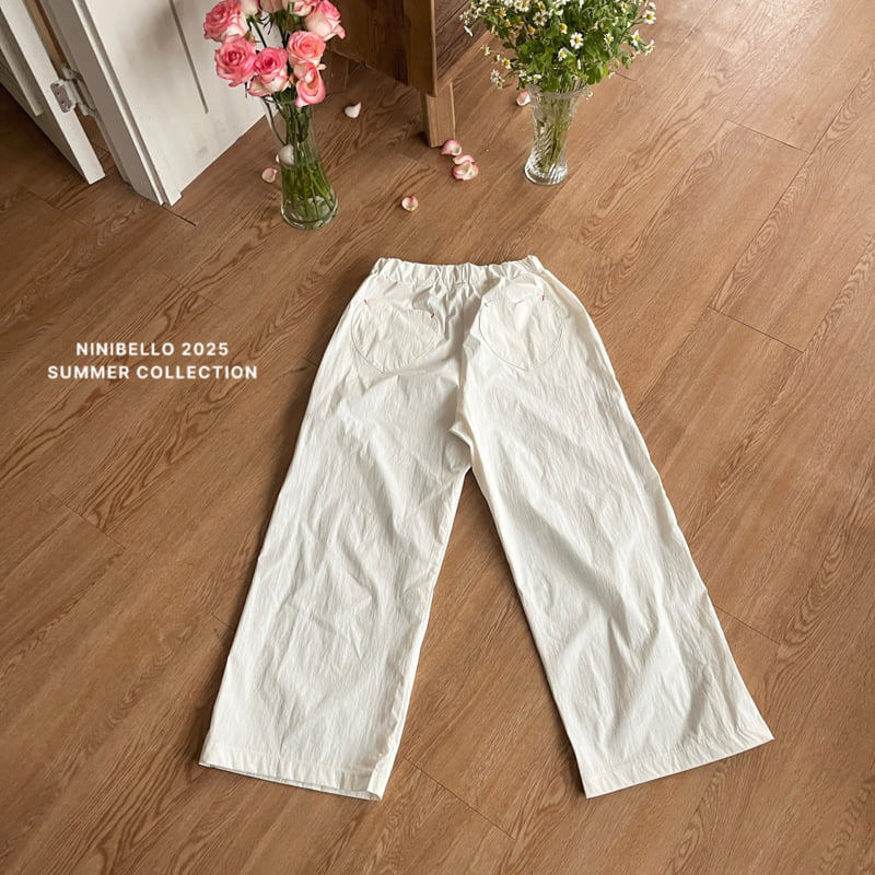 Ninibello - Korean Women Fashion - #vintagekidsstyle - Adult Heart Pocket Pants