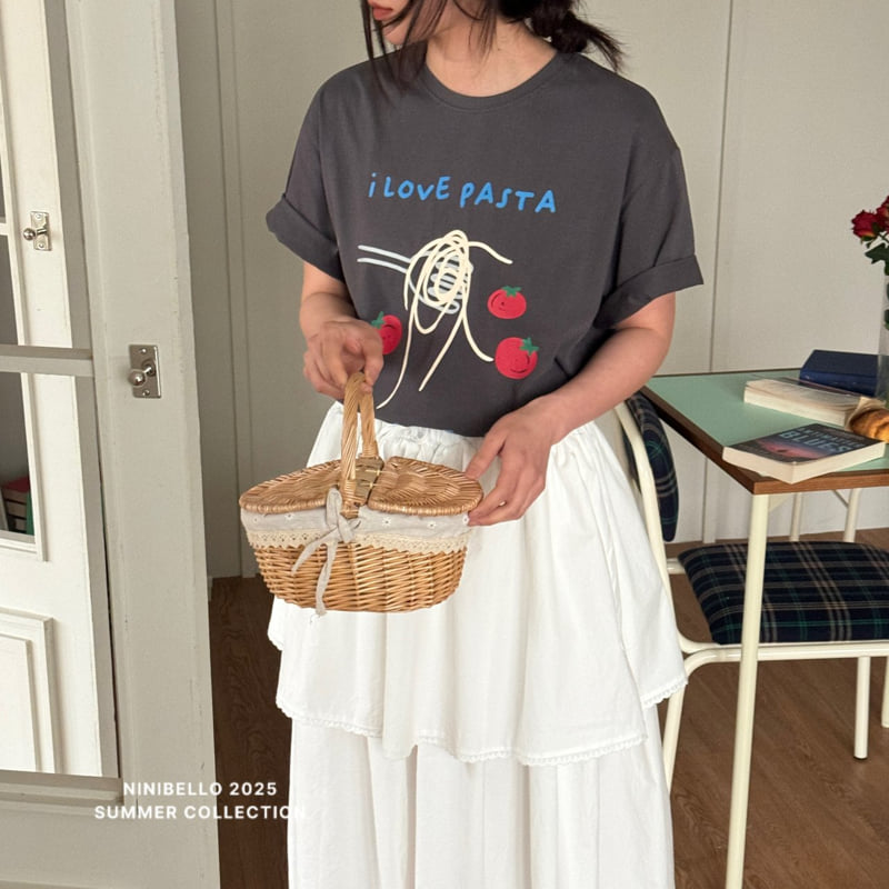 Ninibello - Korean Women Fashion - #womensfashion - Adult Pasta Tee - 11
