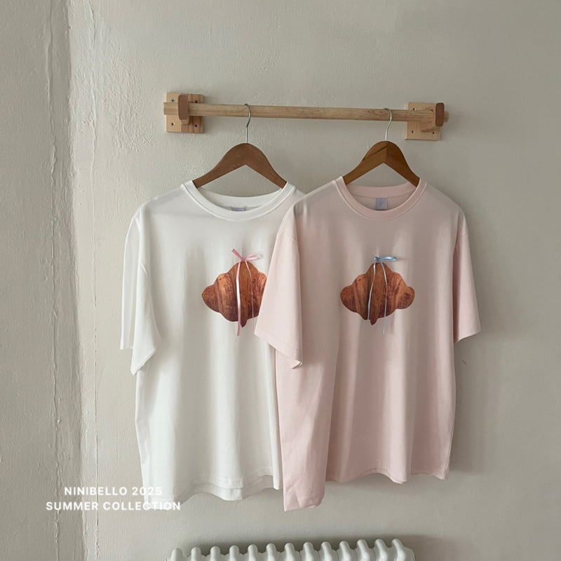 Ninibello - Korean Women Fashion - #womensfashion - Adult Croissant Tee