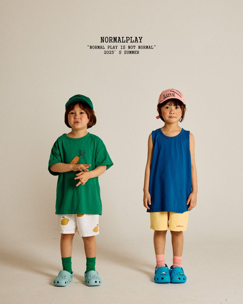 Normalplay - Korean Children Fashion - #Kfashion4kids - Always Summer Sleeveless Tee - 12