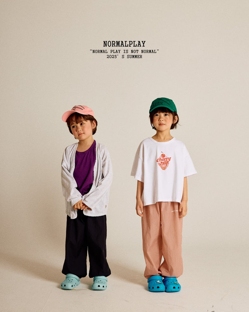 Normalplay - Korean Children Fashion - #Kfashion4kids - Cherry On Top Crop Tee - 12