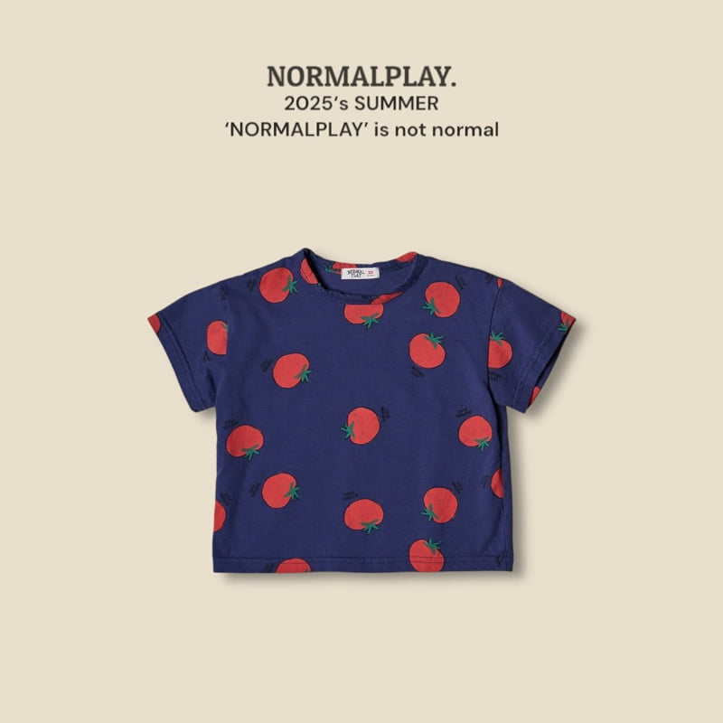 Normalplay - Korean Children Fashion - #Kfashion4kids - Tomato Short Sleeve Tee - 8