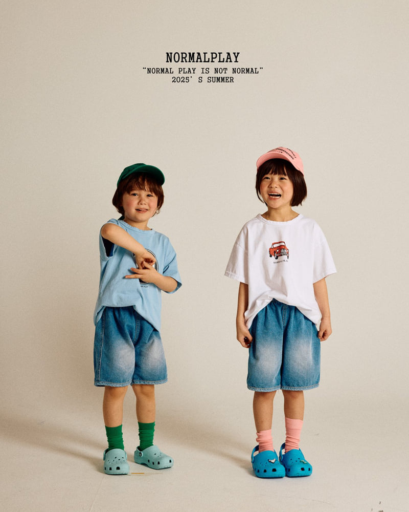 Normalplay - Korean Children Fashion - #childofig - Round One Short Sleeve Tee - 11
