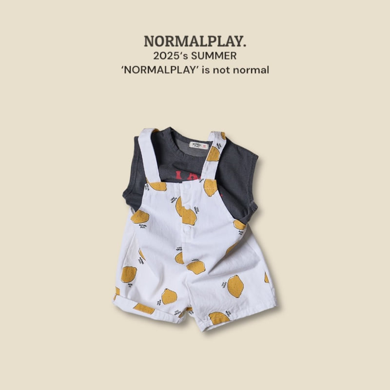 Normalplay - Korean Children Fashion - #childofig - Shy Lemon Overalls - 10