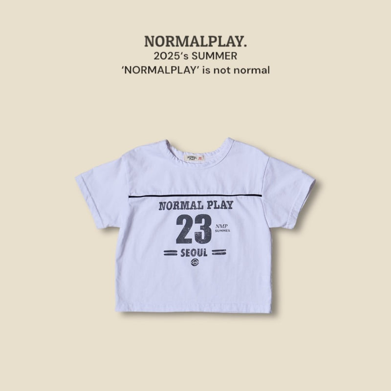 Normalplay - Korean Children Fashion - #childofig - 23 Line Short Sleeve Tee - 5