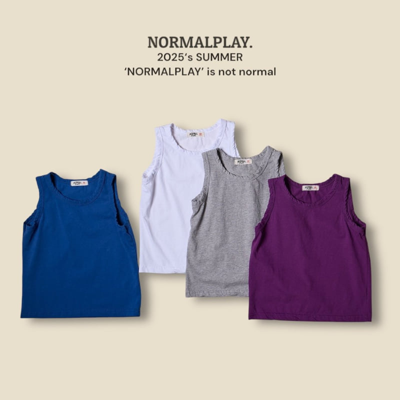 Normalplay - Korean Children Fashion - #childrensboutique - Always Summer Sleeveless Tee - 5