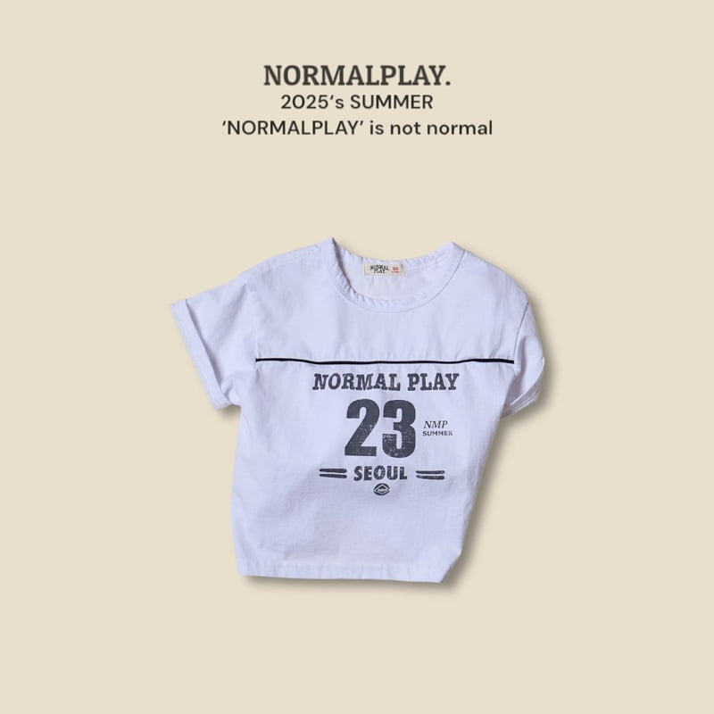 Normalplay - Korean Children Fashion - #childrensboutique - 23 Line Short Sleeve Tee - 6