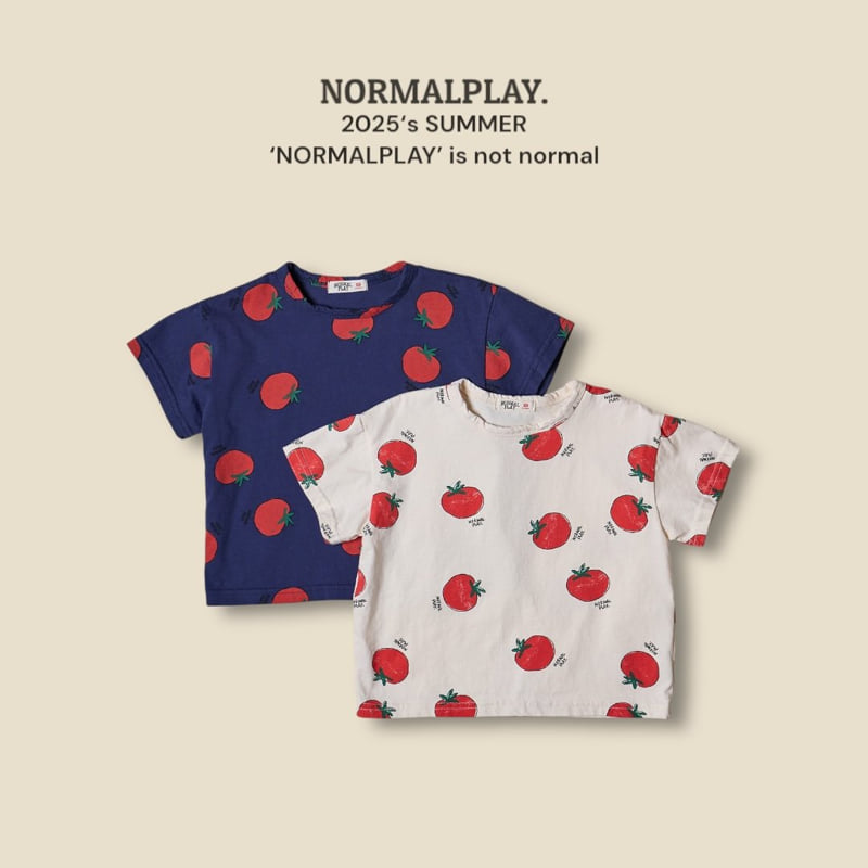 Normalplay - Korean Children Fashion - #childrensboutique - Tomato Short Sleeve Tee