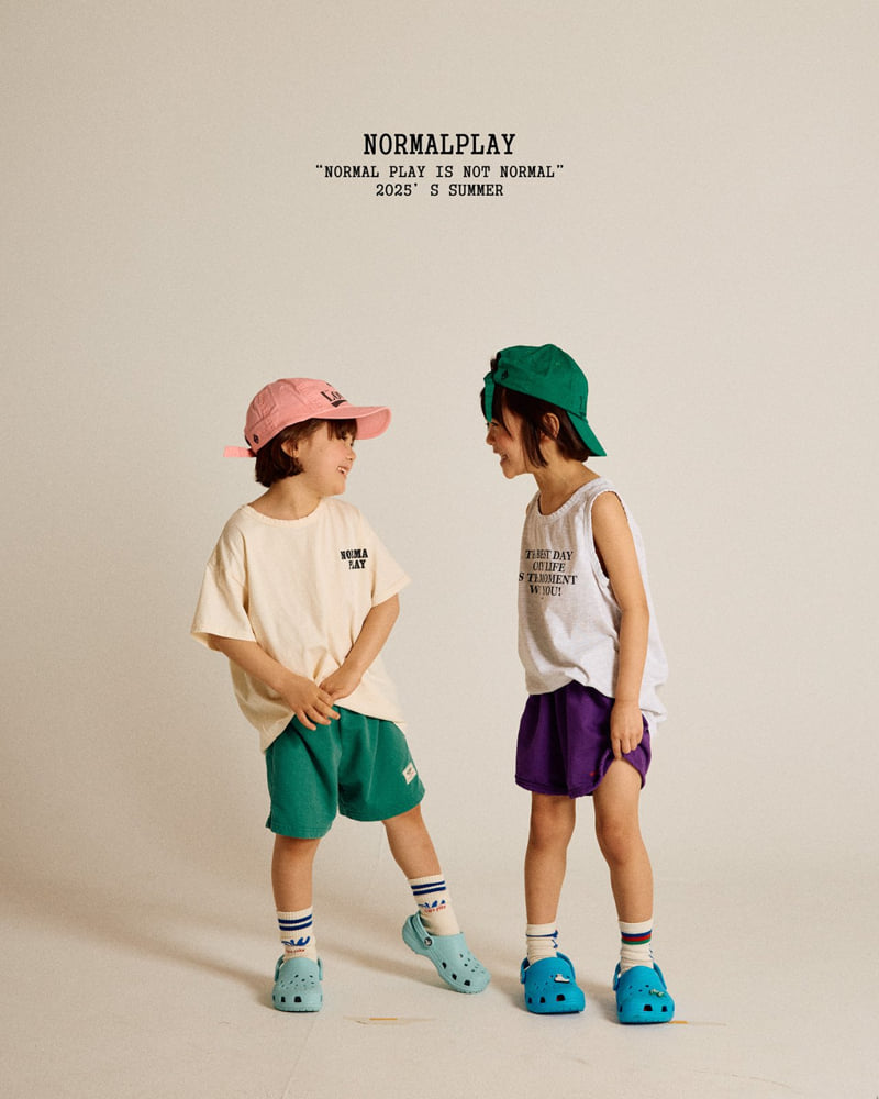 Normalplay - Korean Children Fashion - #childrensboutique - Normal Single Short Sleeve Tee - 12