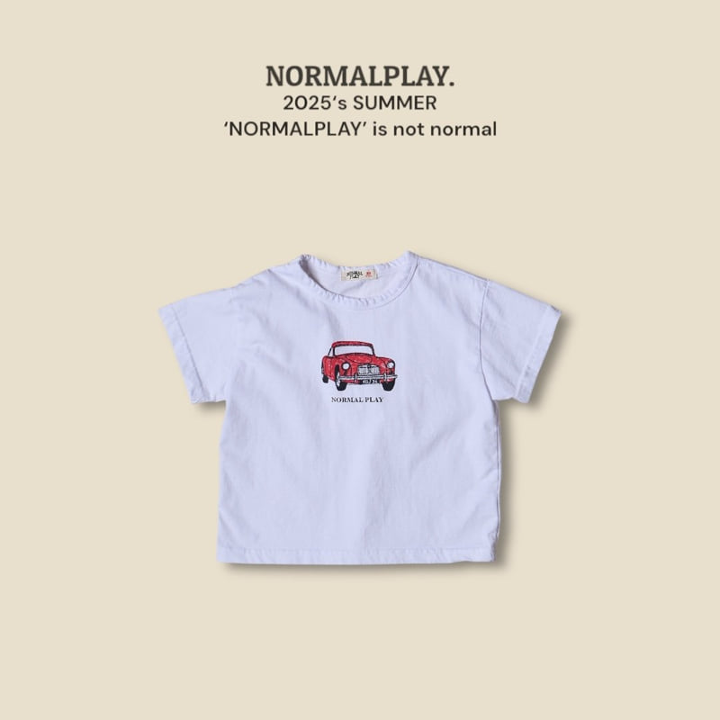 Normalplay - Korean Children Fashion - #designkidswear - Car Short Sleeve Tee - 7
