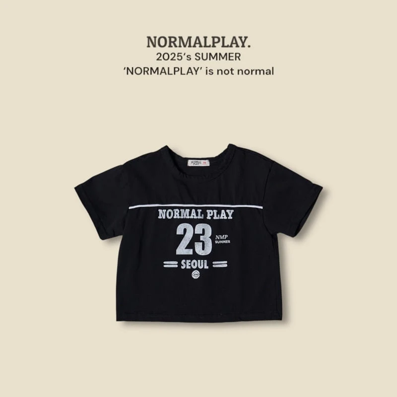 Normalplay - Korean Children Fashion - #designkidswear - 23 Line Short Sleeve Tee - 7