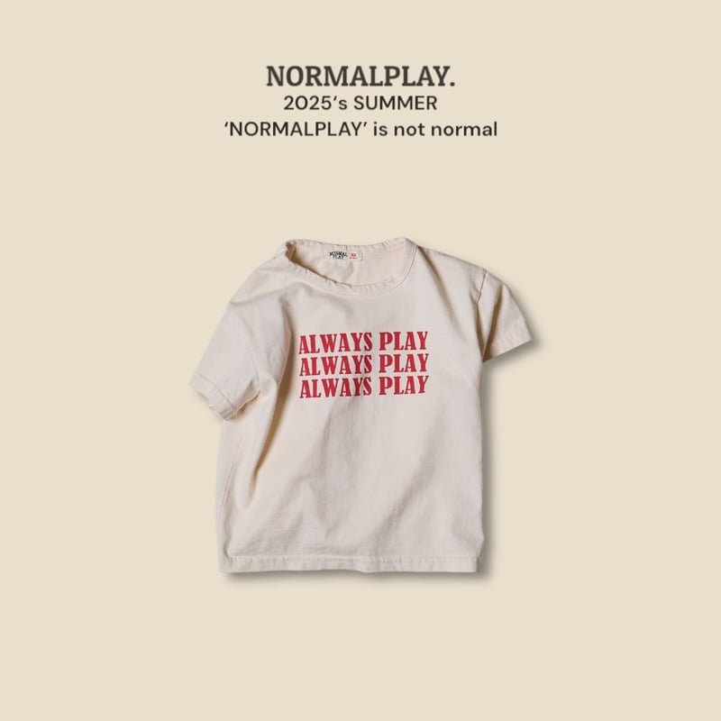 Normalplay - Korean Children Fashion - #discoveringself - Always Short Sleeve Tee - 6