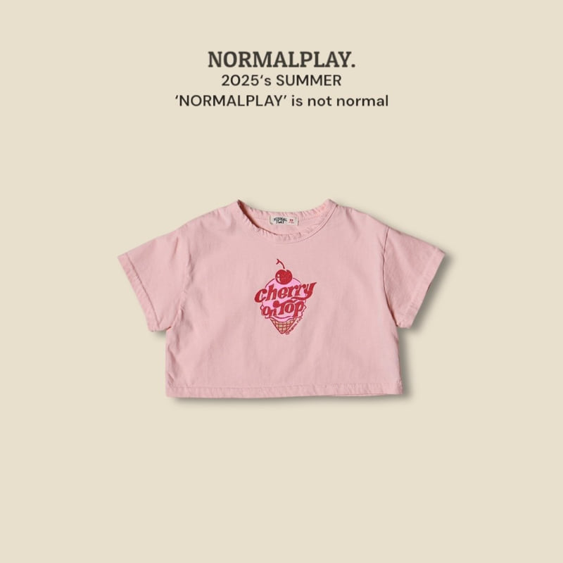 Normalplay - Korean Children Fashion - #discoveringself - Cherry On Top Crop Tee - 7
