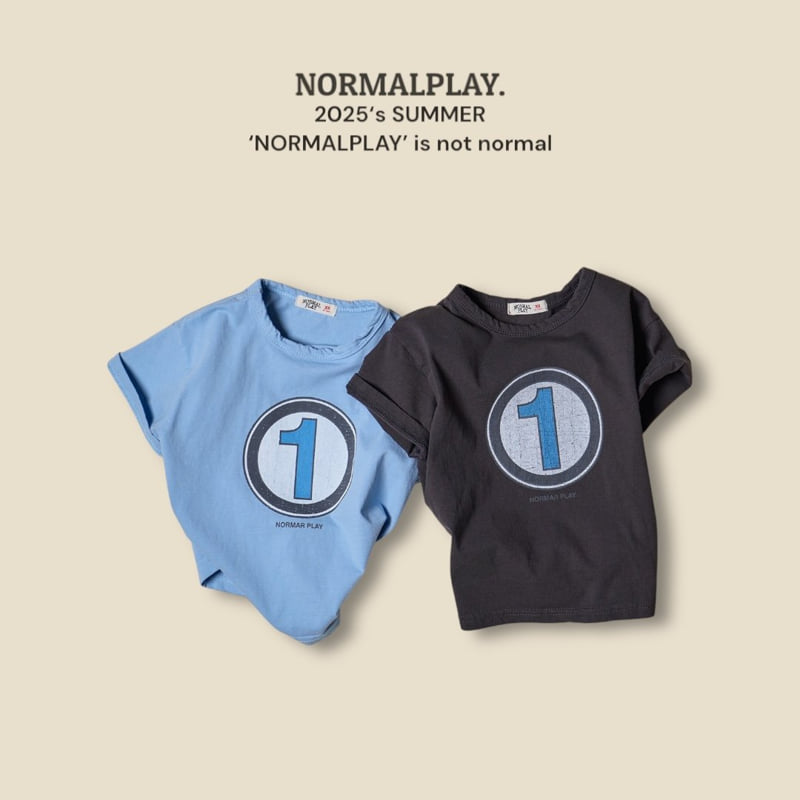 Normalplay - Korean Children Fashion - #fashionkids - Round One Short Sleeve Tee
