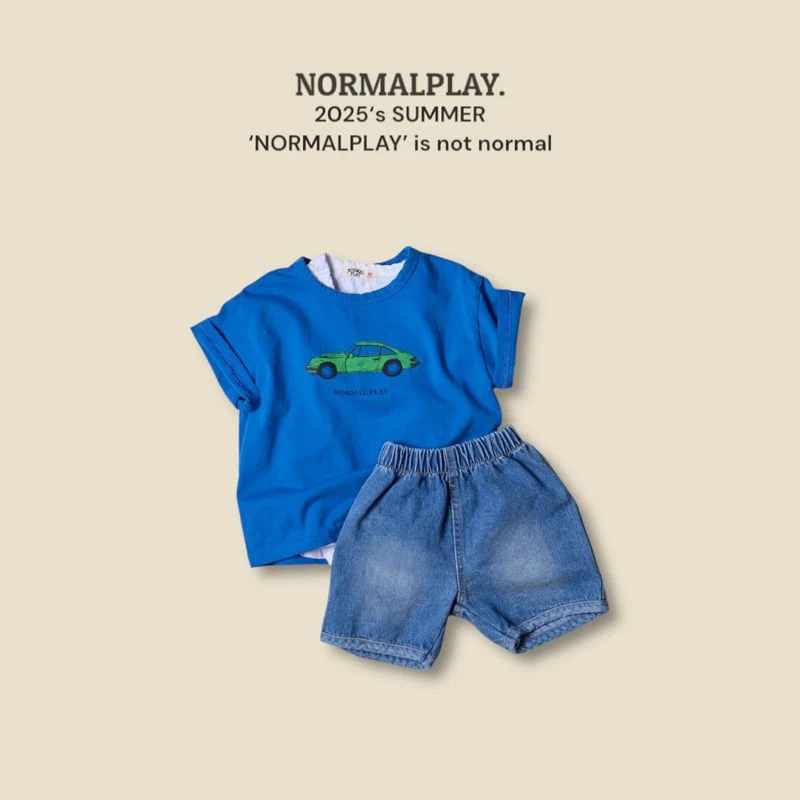 Normalplay - Korean Children Fashion - #fashionkids - Car Short Sleeve Tee - 9