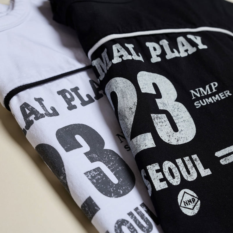 Normalplay - Korean Children Fashion - #fashionkids - 23 Line Short Sleeve Tee - 9