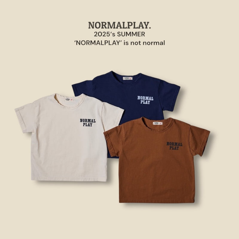 Normalplay - Korean Children Fashion - #fashionkids - Normal Single Short Sleeve Tee