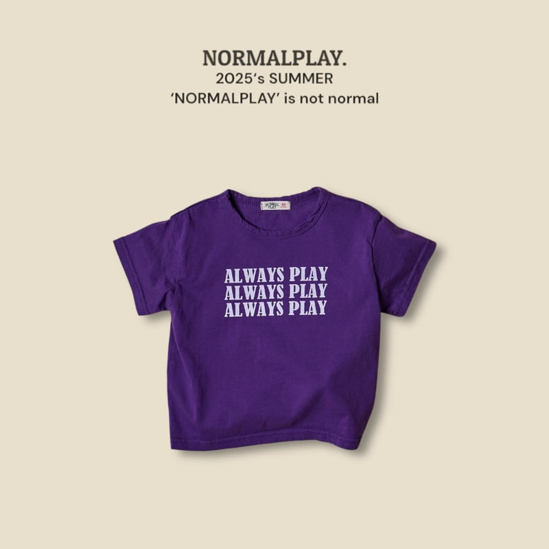 Normalplay - Korean Children Fashion - #kidsshorts - Always Short Sleeve Tee - 8