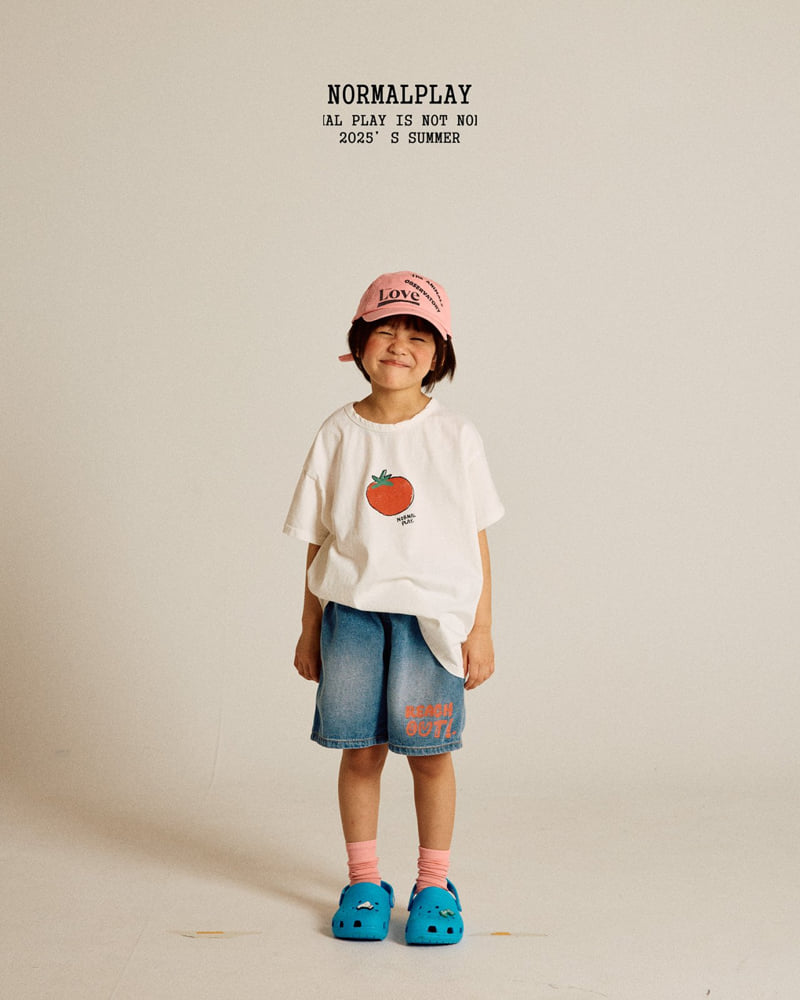 Normalplay - Korean Children Fashion - #kidsshorts - Fruits Short Sleeve Tee - 11