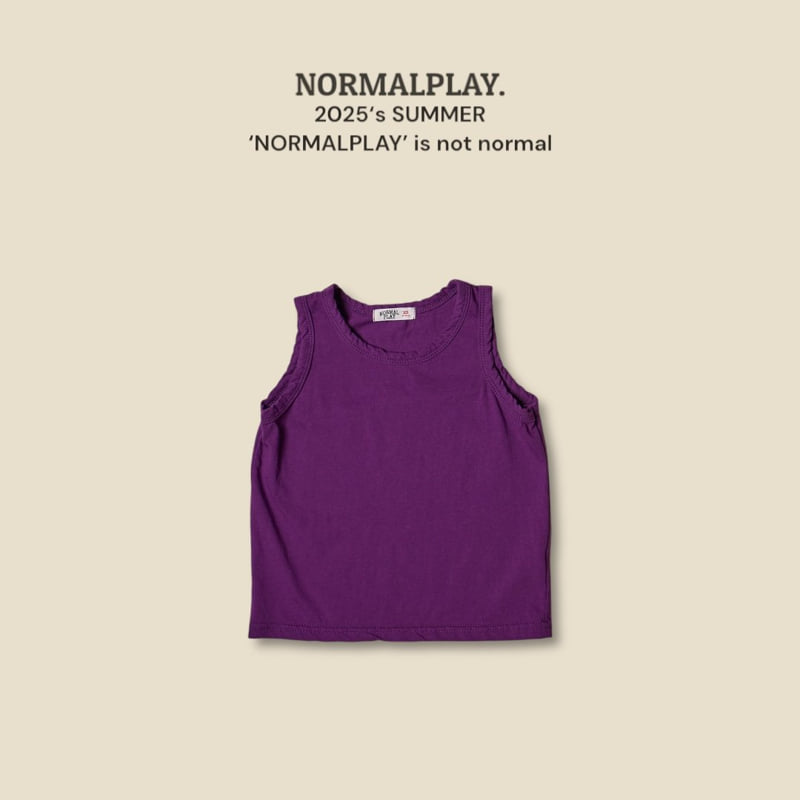 Normalplay - Korean Children Fashion - #kidsshorts - Always Summer Sleeveless Tee - 9