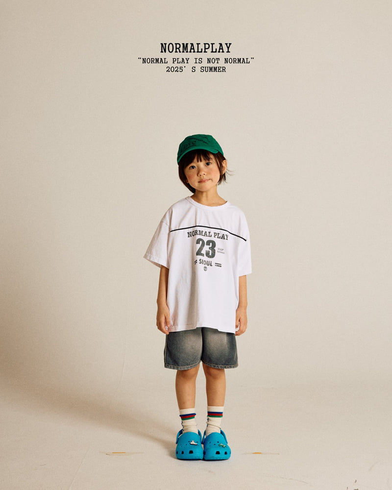 Normalplay - Korean Children Fashion - #kidzfashiontrend - 23 Line Short Sleeve Tee - 12