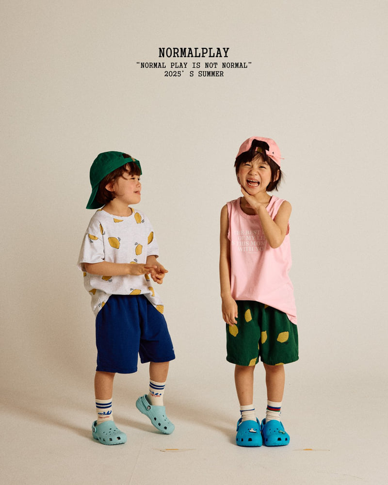 Normalplay - Korean Children Fashion - #kidzfashiontrend - Lemon Short Sleeve Tee - 10