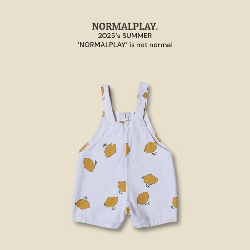 Normalplay - Korean Children Fashion - #littlefashionista - Shy Lemon Overalls - 5