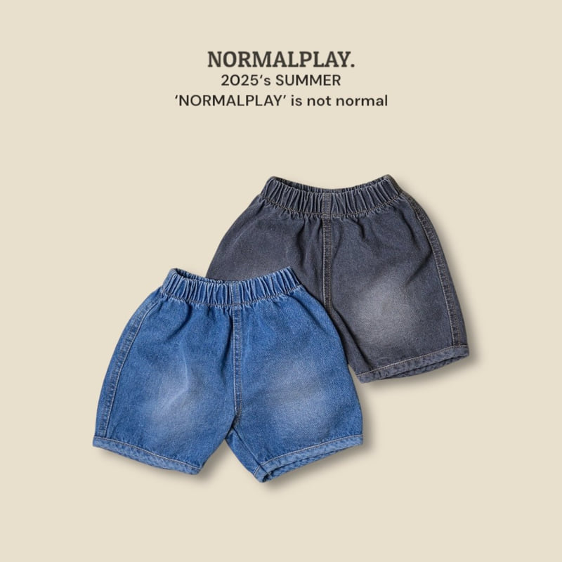 Normalplay - Korean Children Fashion - #littlefashionista - Half Denim Pants