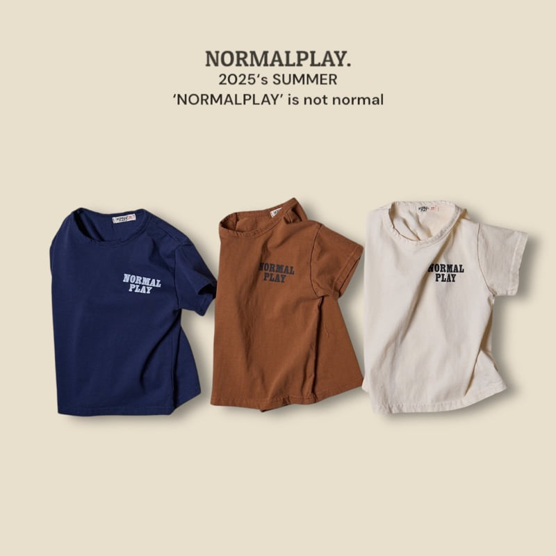 Normalplay - Korean Children Fashion - #littlefashionista - Normal Single Short Sleeve Tee - 6