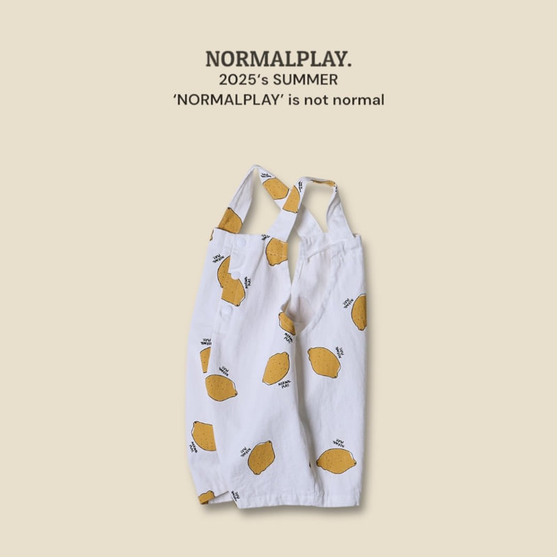 Normalplay - Korean Children Fashion - #magicofchildhood - Shy Lemon Overalls - 6