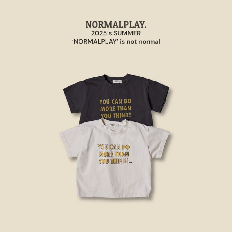 Normalplay - Korean Children Fashion - #magicofchildhood - You Can Do Short Sleeve Tee - 6