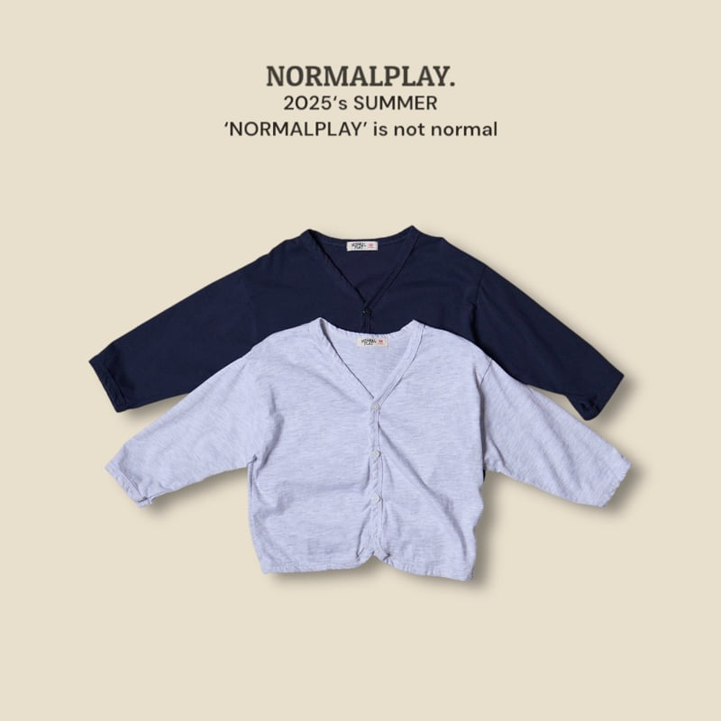 Normalplay - Korean Children Fashion - #minifashionista - Loose Single Cardigan