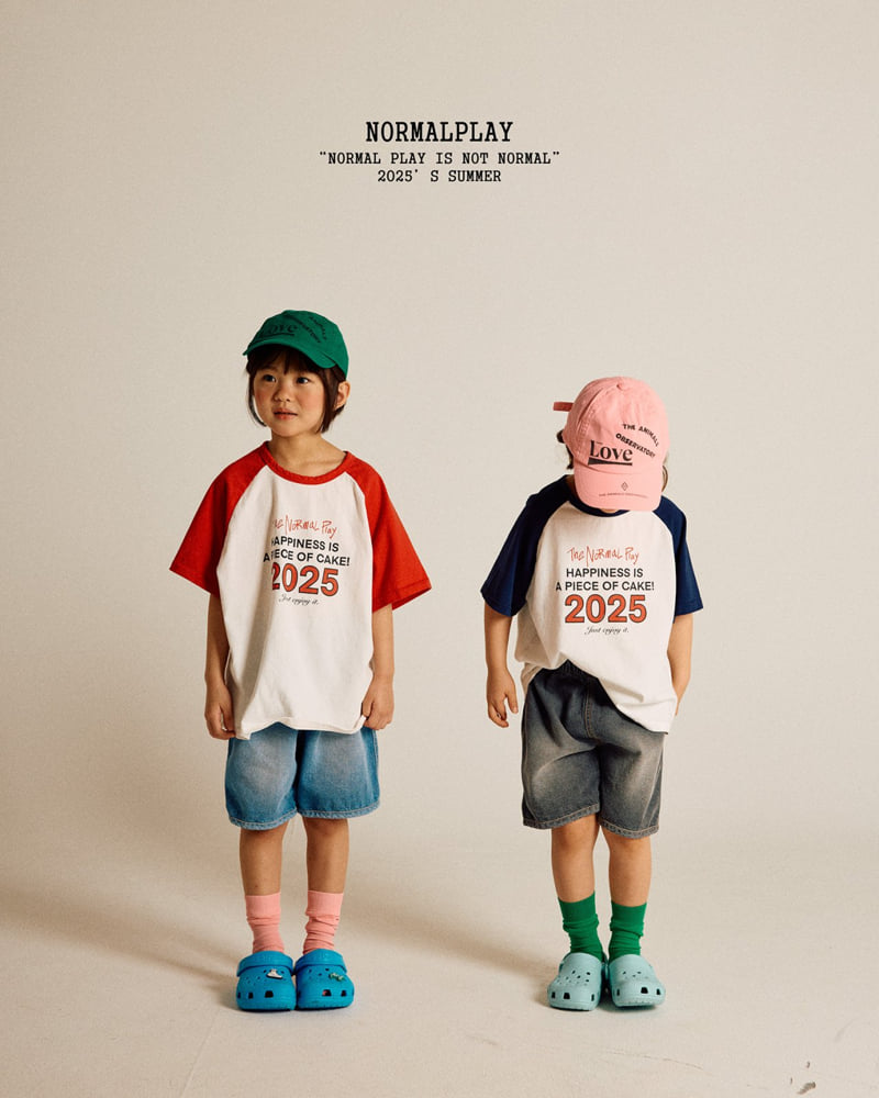 Normalplay - Korean Children Fashion - #minifashionista - Happiness Raglan Tee - 10